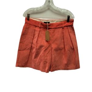 A.P.C. Orange Short Corduroy Shorts
